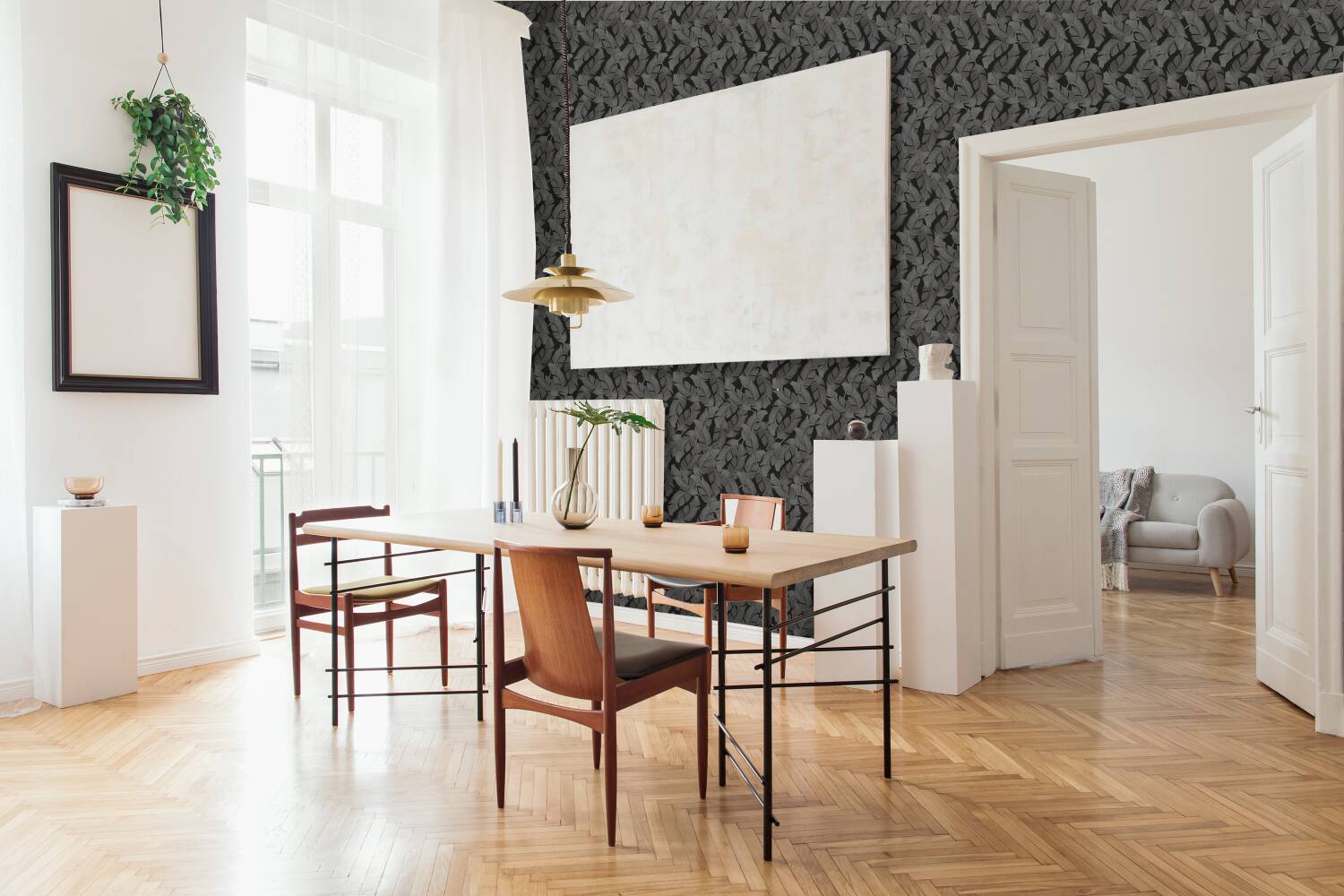 Monochrome Foliage Negro