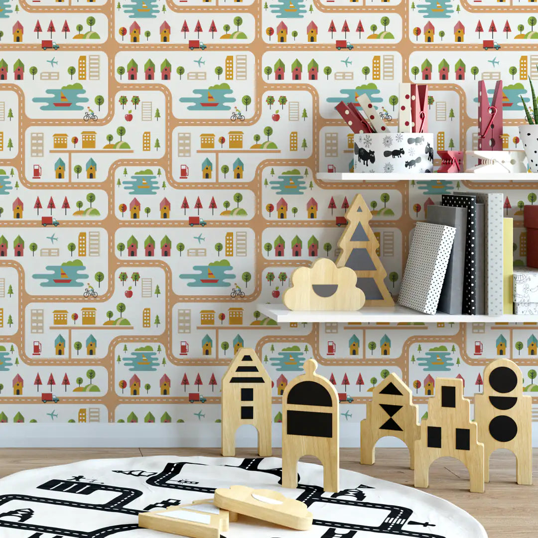 Cityscape Adventure Marrón