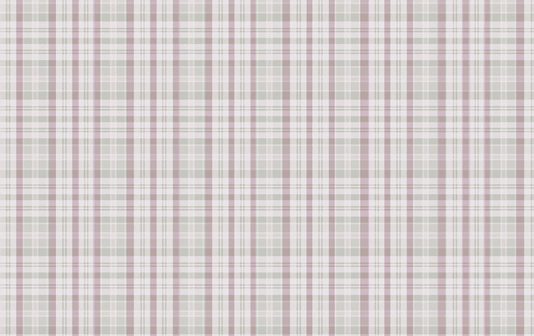 Échantillon de tartan rose subtil