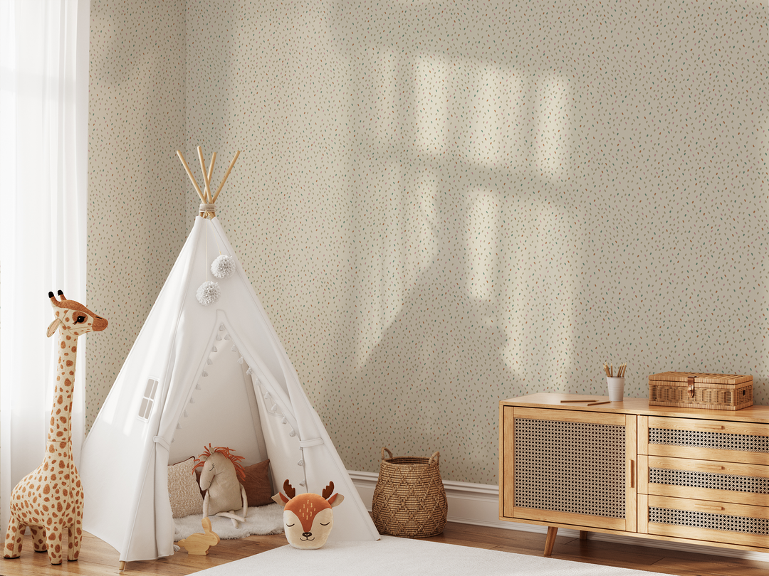 Punti colorati beige