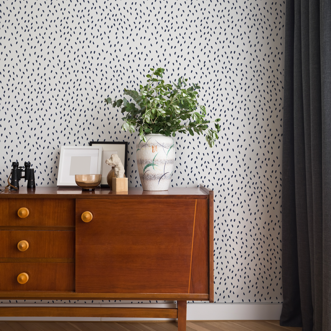 Kleurrijke stippen blauw