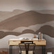 Beige silhouette ripide