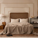 Beige gebeeldhouwde elegantie