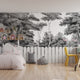 Grauer subtiler Wald