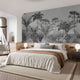 Mosaico grigio tropicale