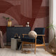 Holzstrahler Red Mural