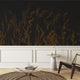 Flüstern von Schilfwallpaper braun