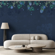 Mural azul da meia -noite Bloom