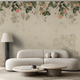 Midnight Bloom Mural Bege