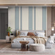 Lignes Nordiques Beige et Bleu