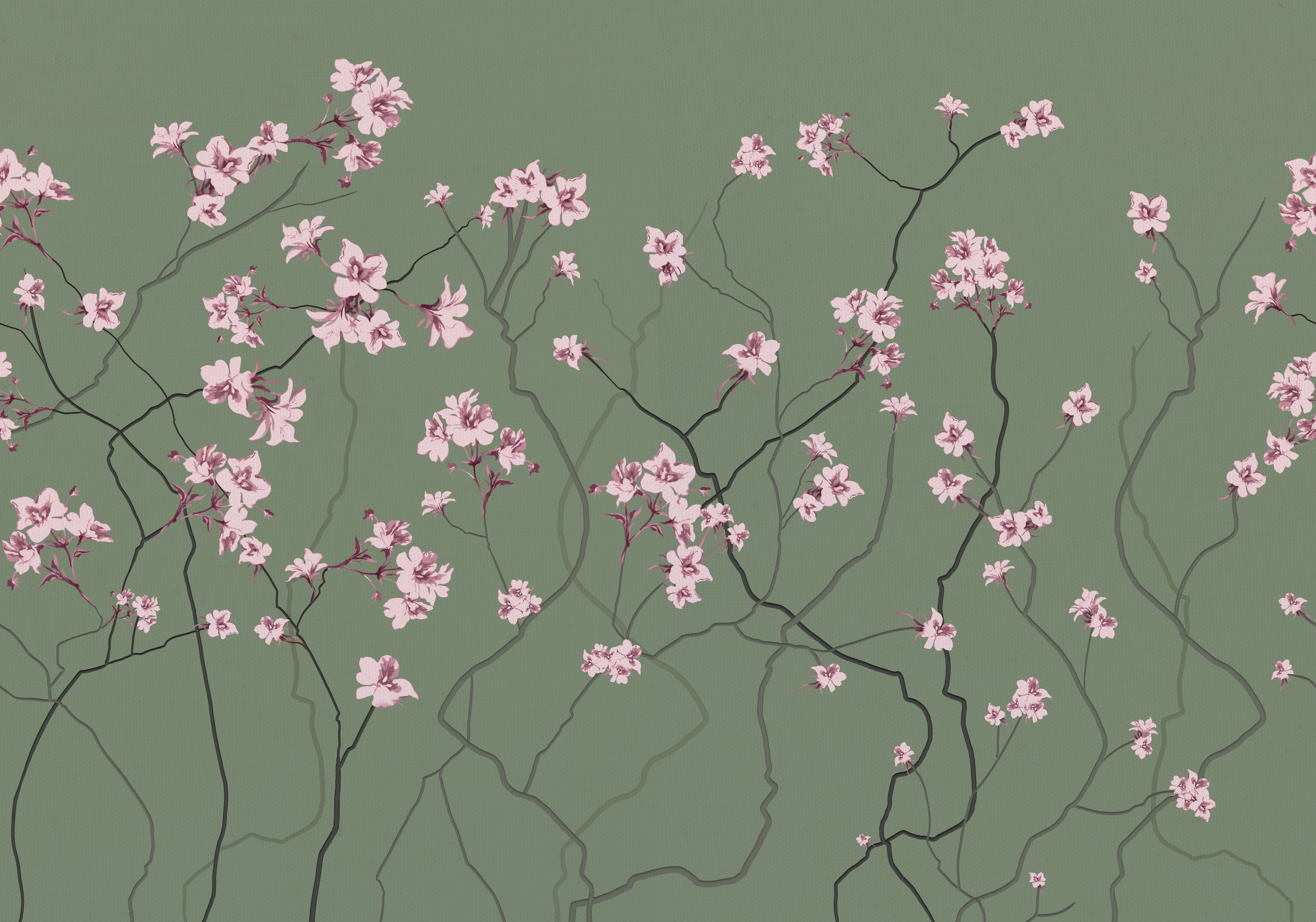 Muestra de Elegancia Botánica Verde