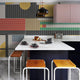 Moderne mehrfarbige Mosaik