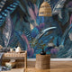 Vibrant Plumes Azul