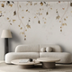 Floral beige cascade