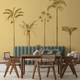 Nile brown palm trees