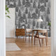 Gray enchanted forest