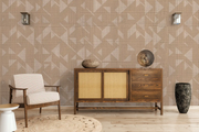 Modern Brown Geometric