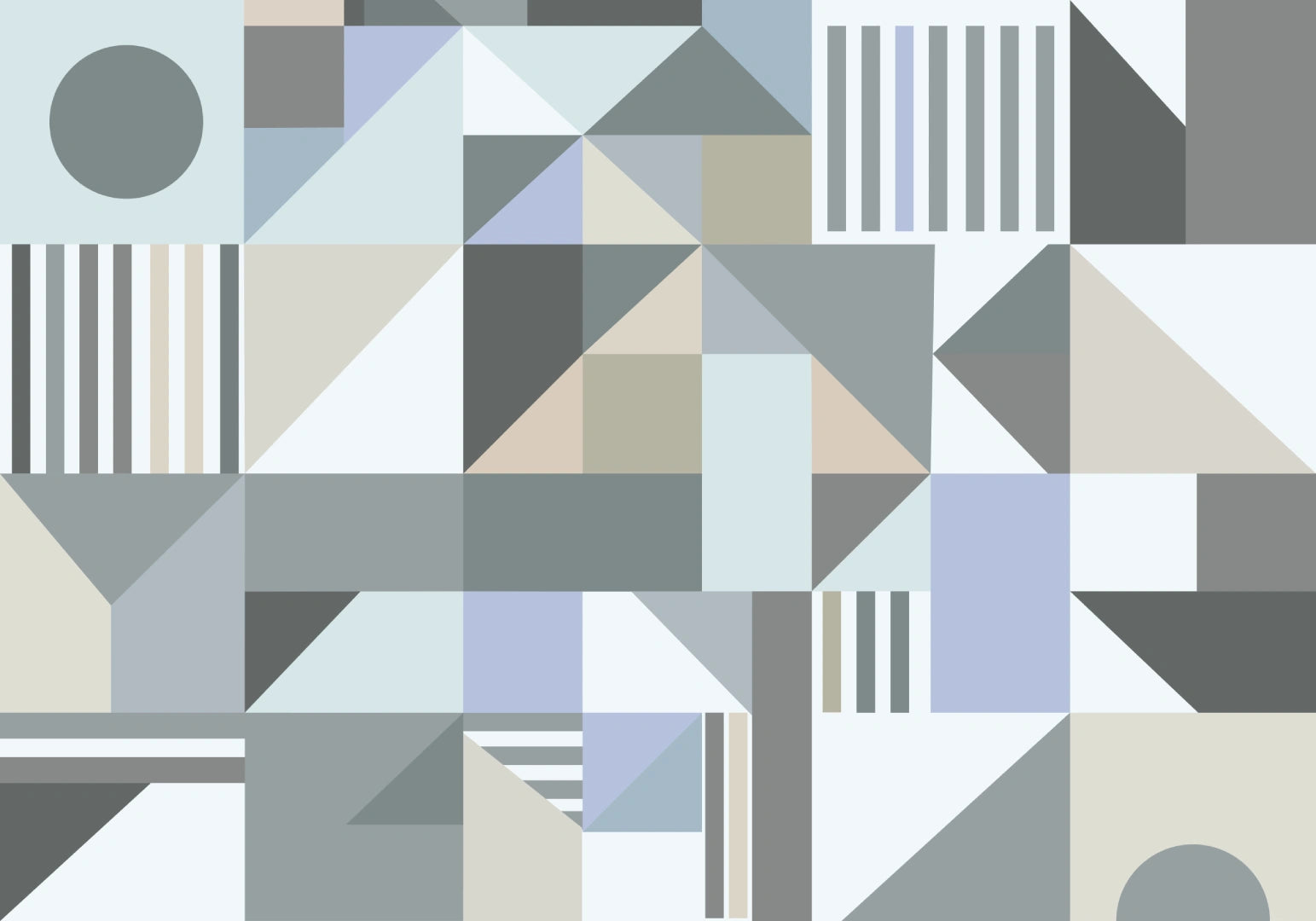 Modern Blue Modern Abstractions