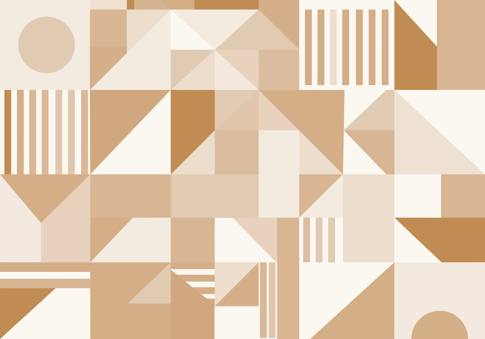 Modern Abstractions brown sample