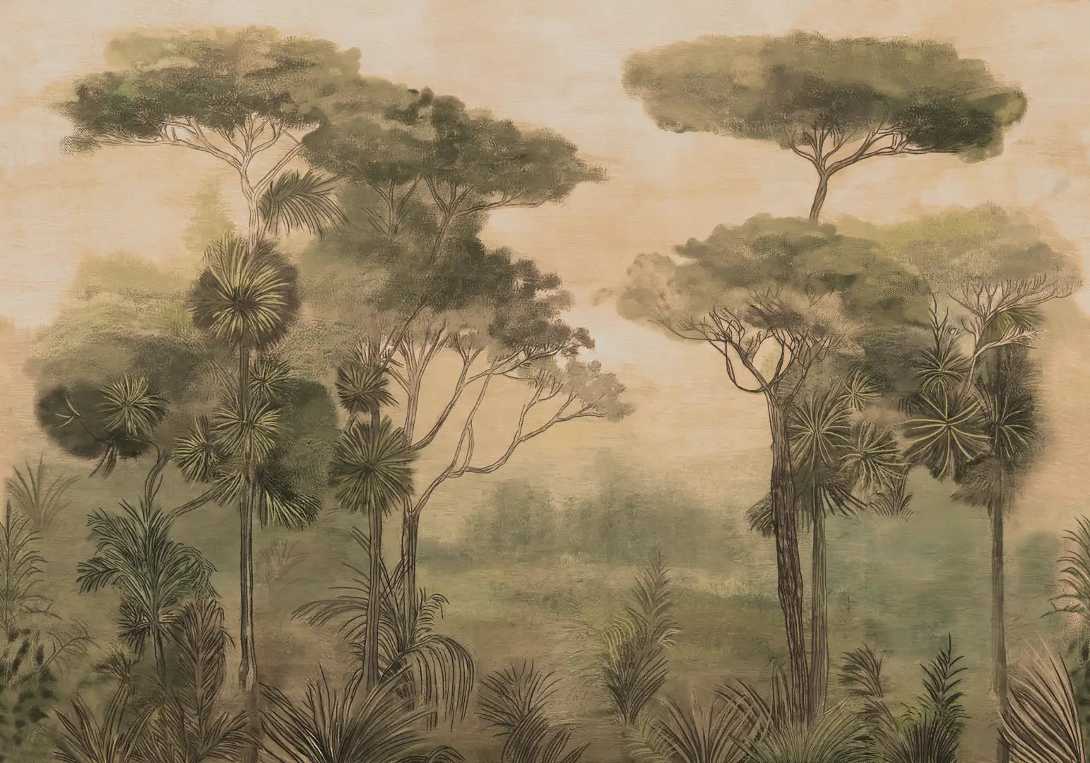 Échantillon de forêt brune de la forêt tropicale