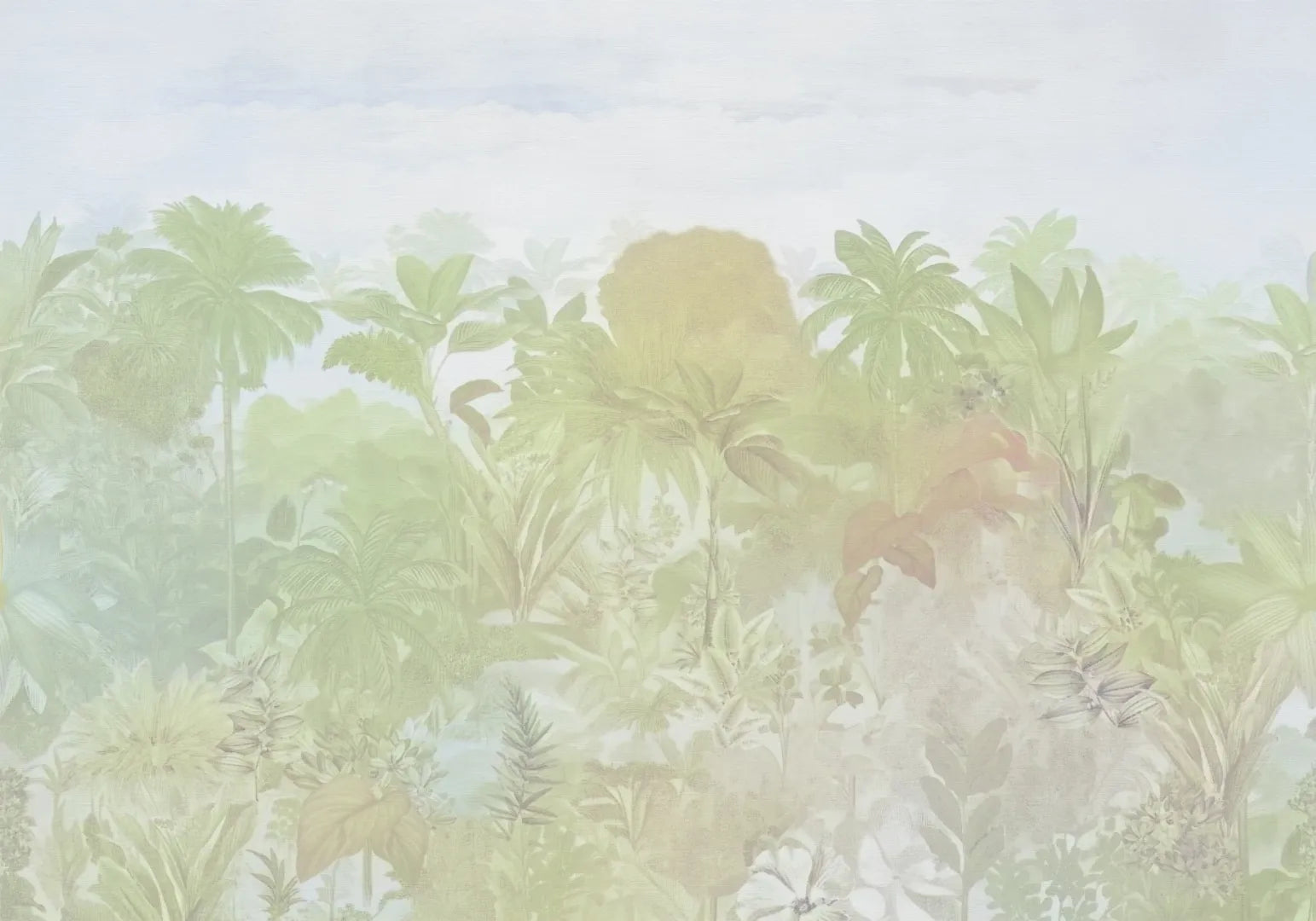 Échantillon de jungle éternelle multicolore