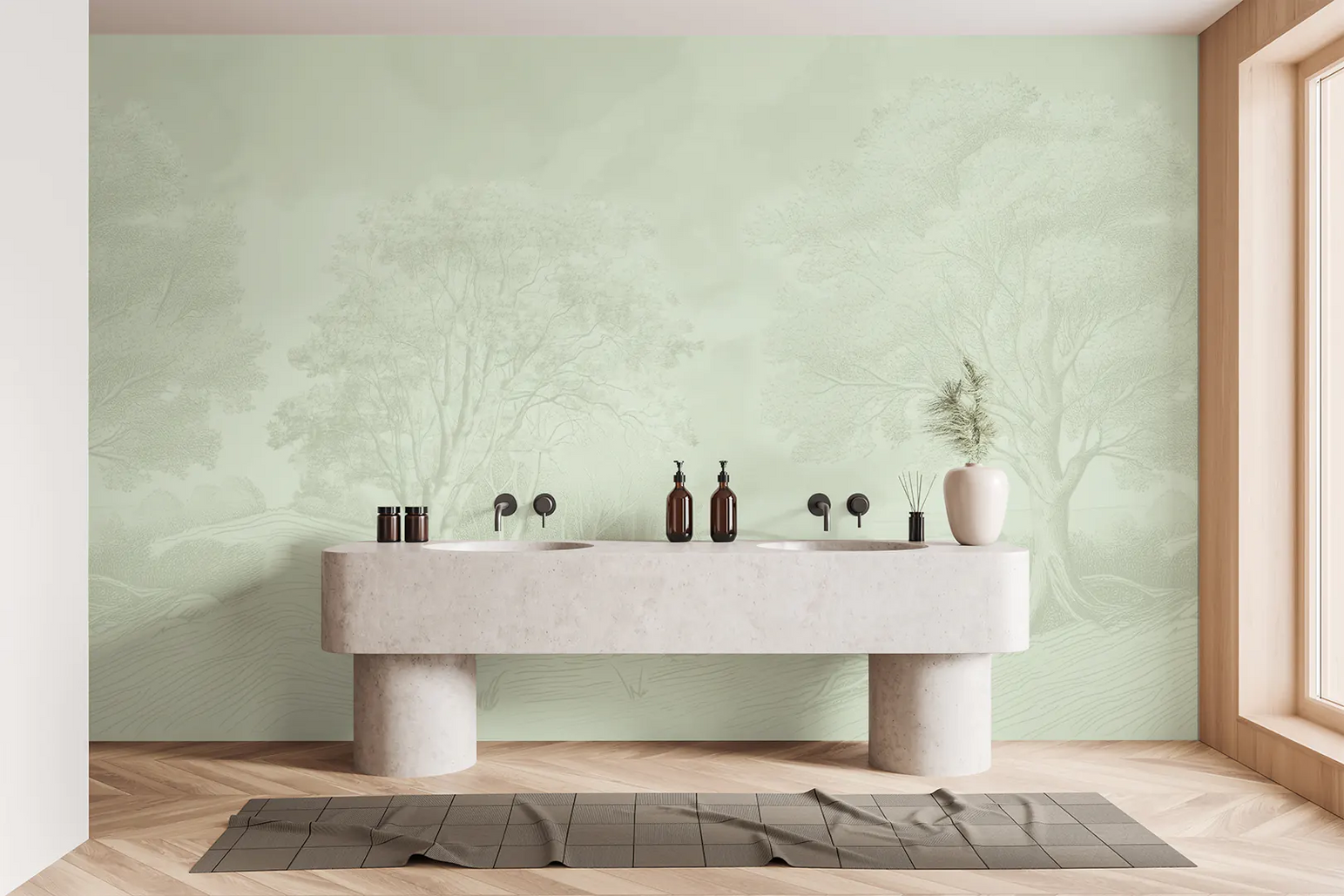 Klassieke groene landschappen