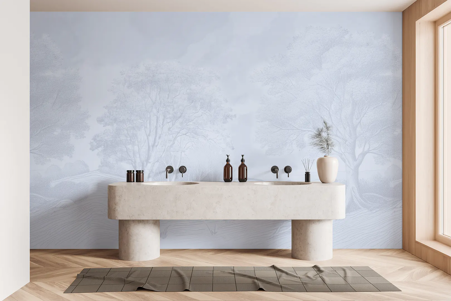 Paysages bleus classiques