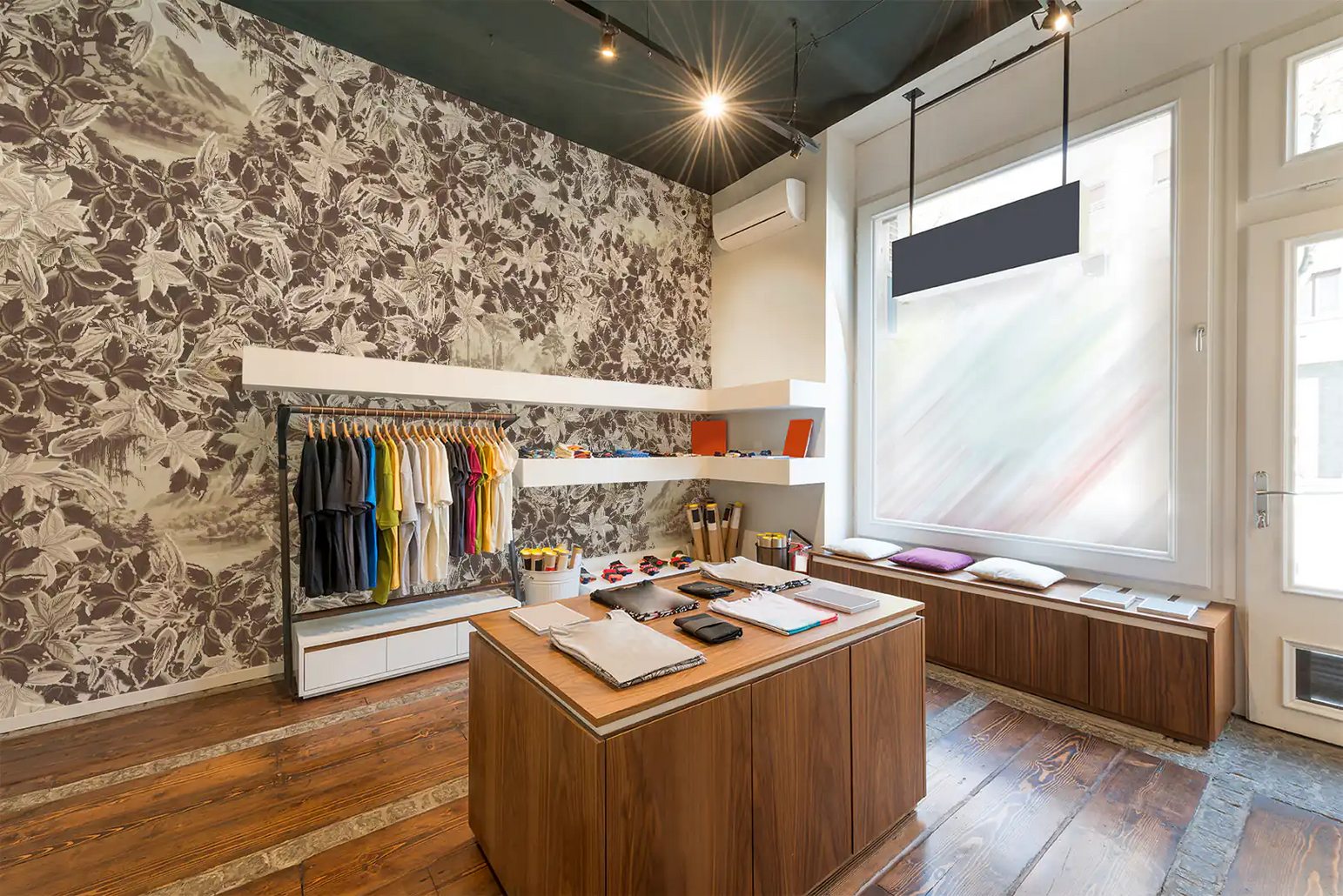 Beige poëtisch landschap