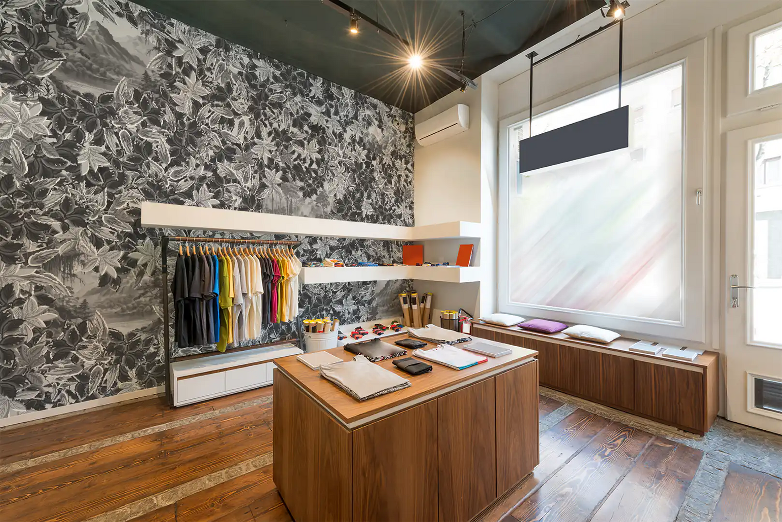 Zwart -wit poëtisch landschap