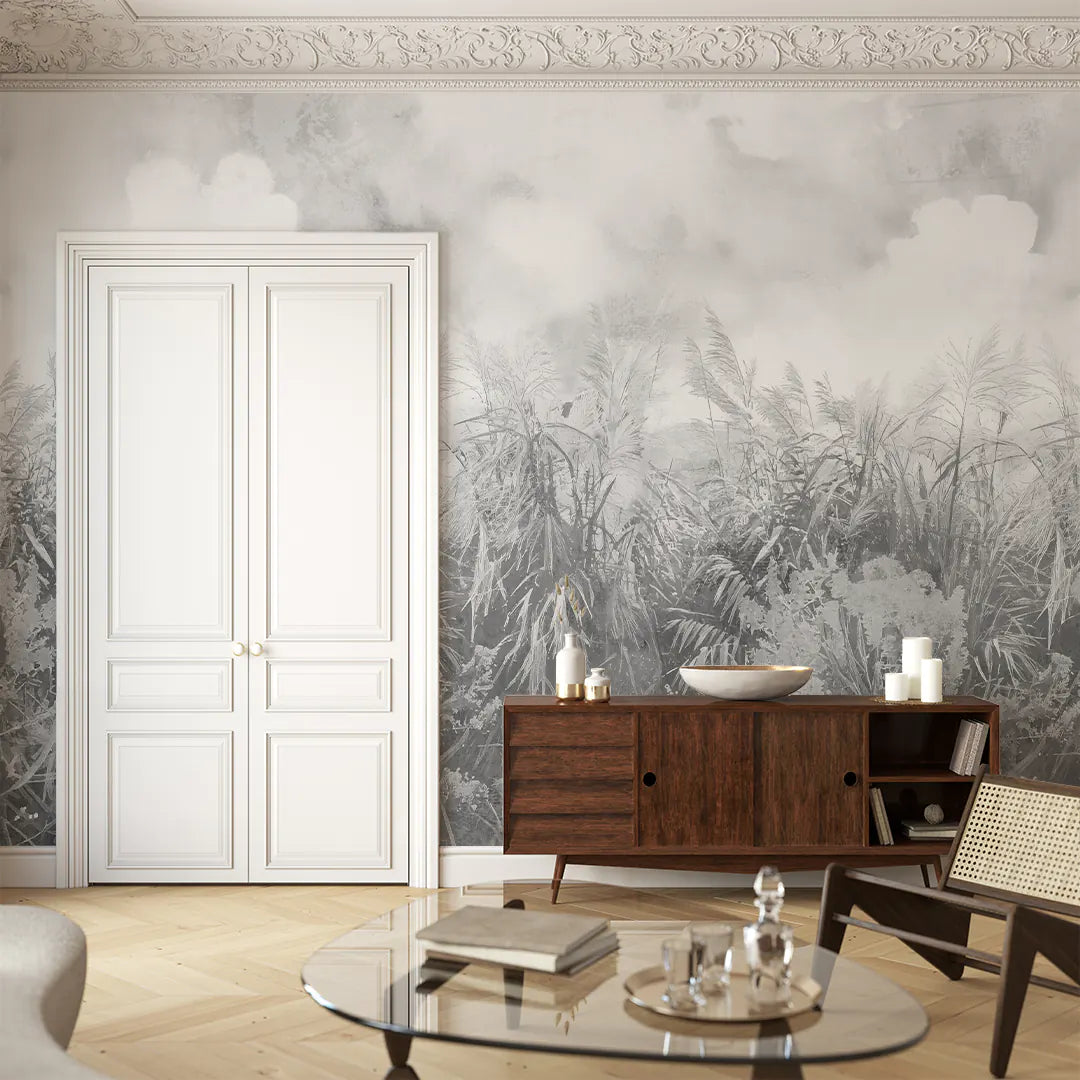 Horizon naturel gris