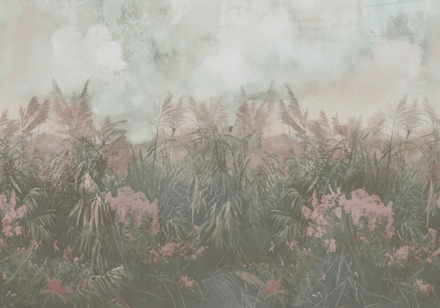 Roze natuurlijke horizonmonster