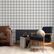 Highland Plaid Blanc