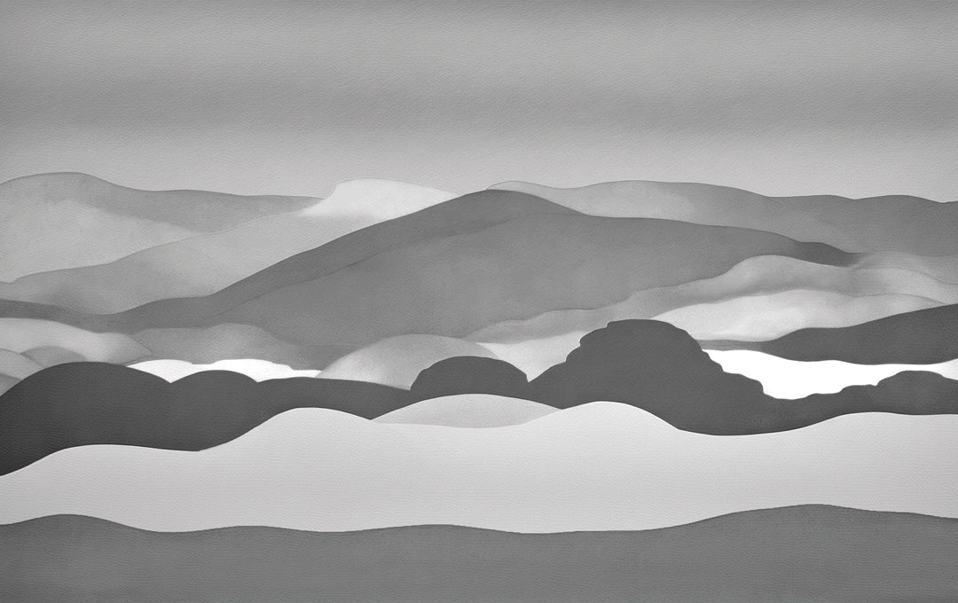 Campione di silhouette grigie