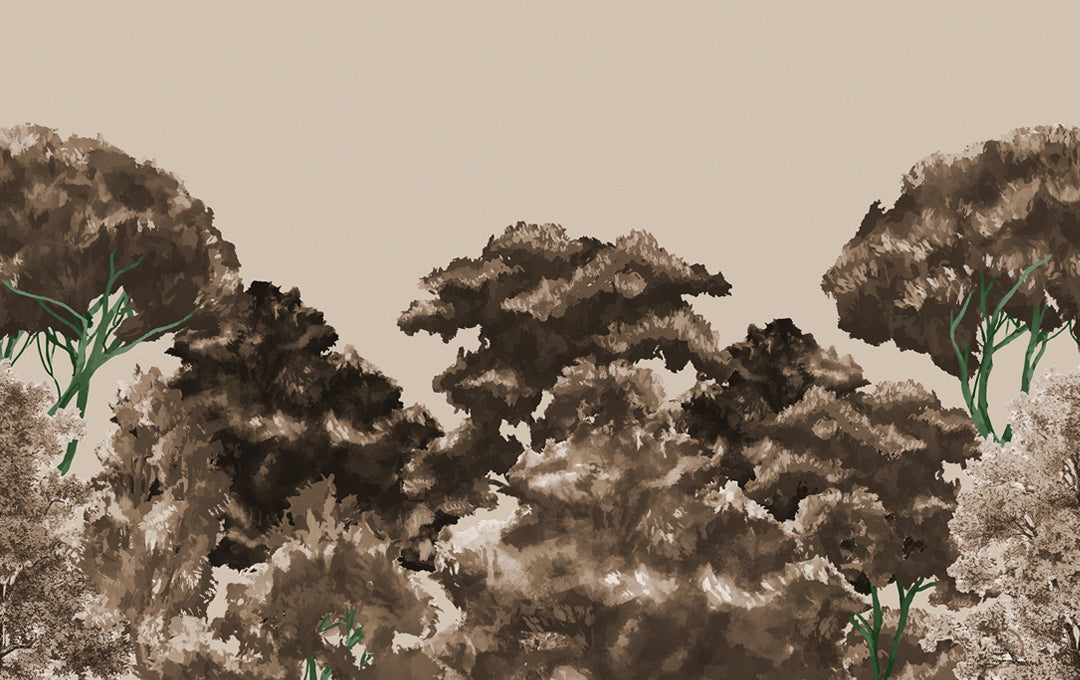 Échantillon beige charme de charme de la canopée