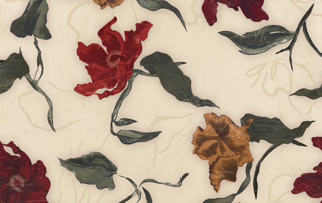 Échantillon beige des pétales éthérés