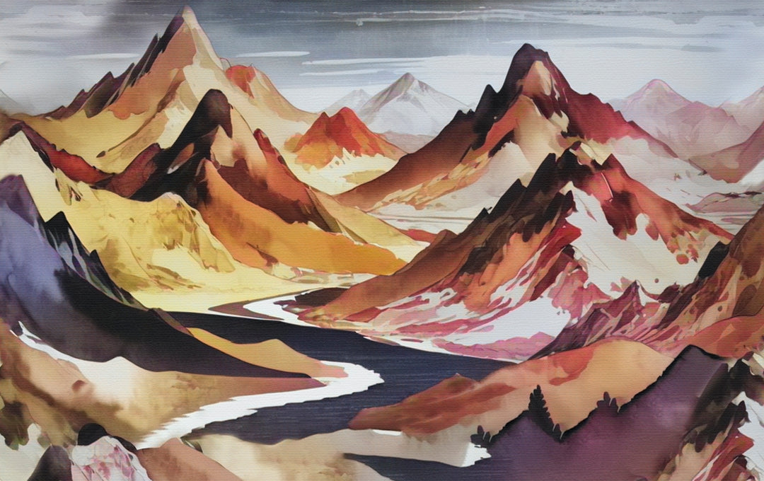 Échantillon brun alpine sérénité