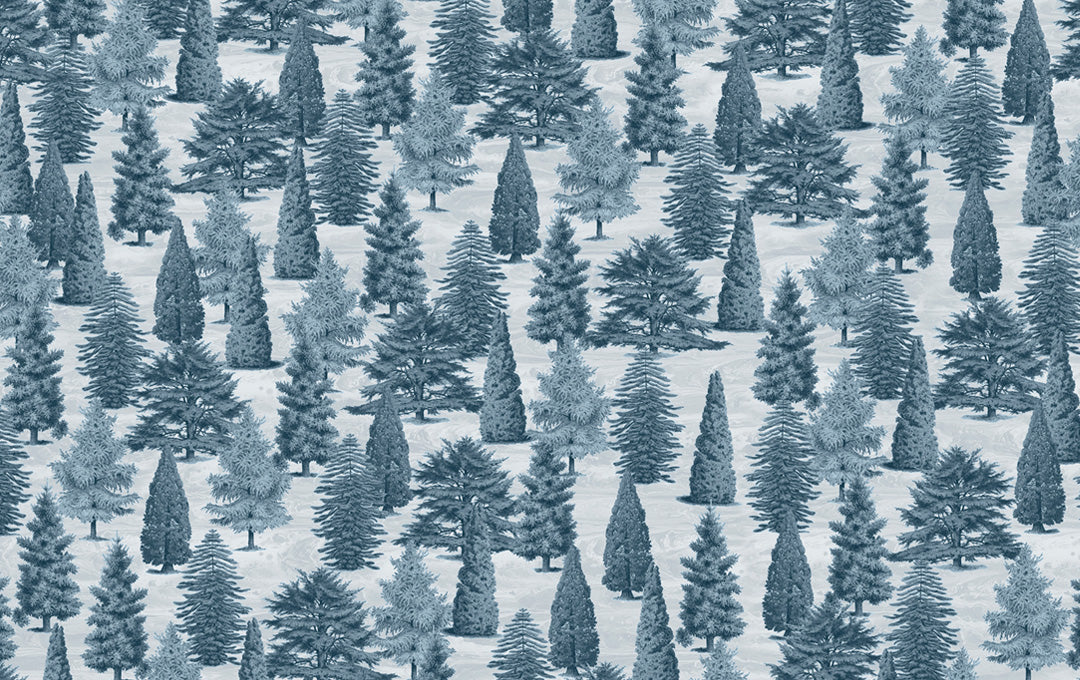 Échantillon de forêt enchantée bleue