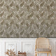 Monochromes Laub Beige