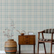 Tartan contemporâneo cinza