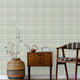 Tartan bege contemporâneo