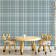 Tartan contemporâneo azul